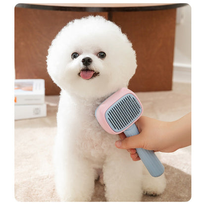 Pet Grooming Brush Dog Deshedding Brush For Large Dogs, Dematting Comb De-shedding Tool For Hair Cats, Pet Hair Grooming Brush Reduces Shedding, Great For Short To Long Hair Breeds