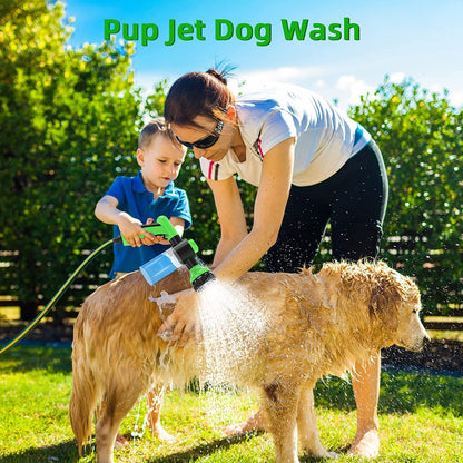 Pet Dog Wash Outdoor,  High-Pressure Pet Shower Sprayer Dog Shower Brush And Pet Grooming Comb For Watering Flowers, Car Washing, Pet Bathing