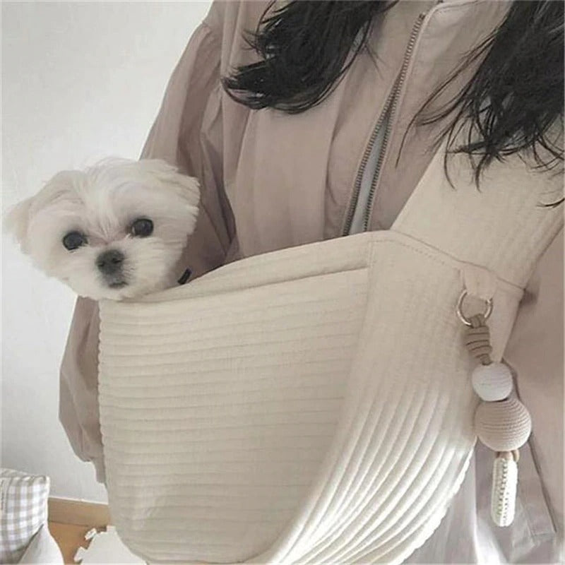 Puppy Kitten Carrier Outdoor Travel Handbag Dog Carriers For Small Dogs, Puppy Dog Carrier For Small Dogs With Multiple Pockets, Breathable Mesh And Soft Cushion, Small Dog Travel Tote Bag For Hiking