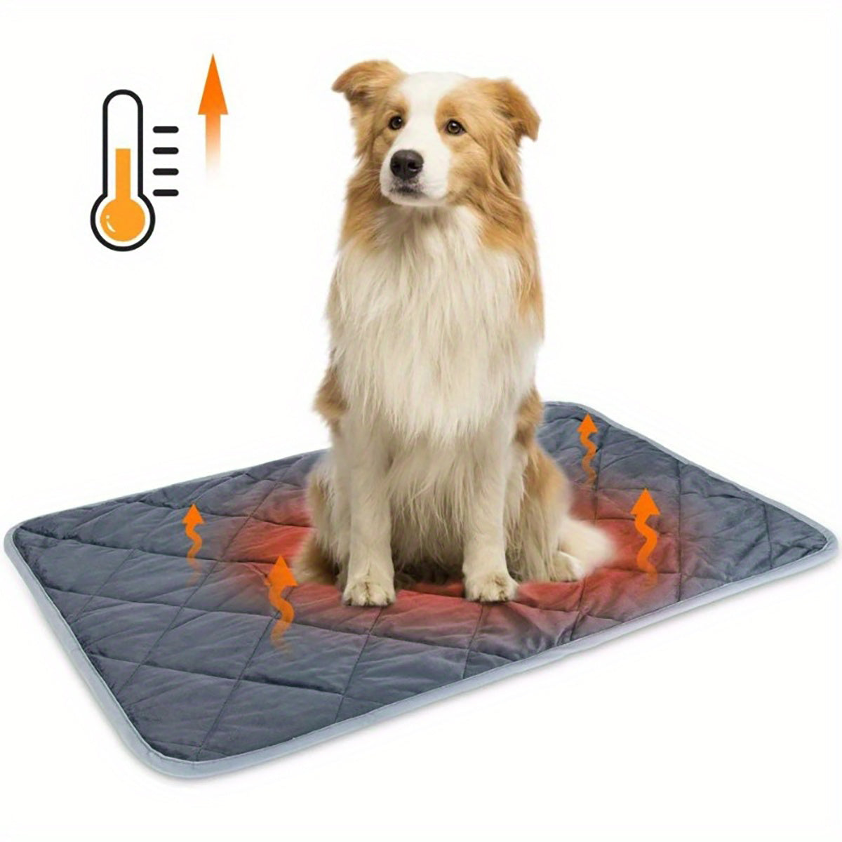 Dog Cat Bed, Cat Dog Non-Slip Mat, Extra Warm Thermal Pet Pad  Self-Heating Cat Mat Warm Thermal Pet Pad Washable Dog Crate Pad Heat Dog Cat Bed Mat Blanket Non-Slip Bottom For Outdoor And Indoor Pets