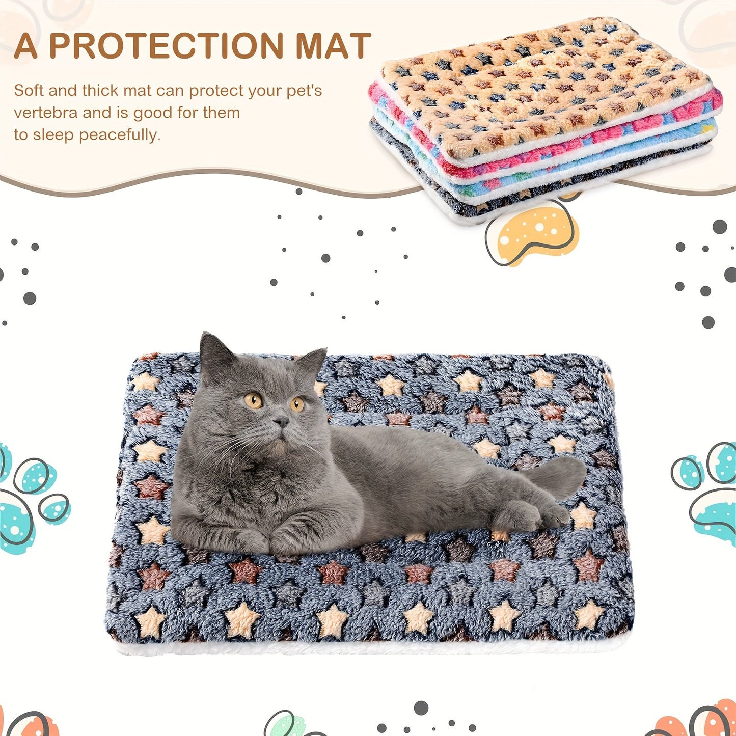 Pets Dog Bed Mat Crate Pad Soft Pet Bed Washable Crate Mat For Large Medium Small Dogs Reversible Fleece Dog Crate Kennel Mat Cat Bed Liner Super Soft Fluffy Premium Fleece Pet Blanket